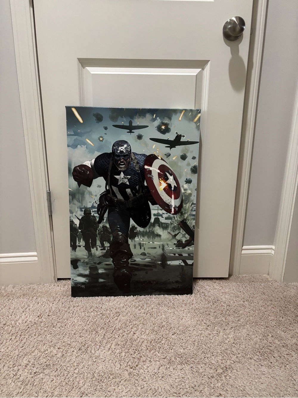 Marvel Captain America Action Canvas